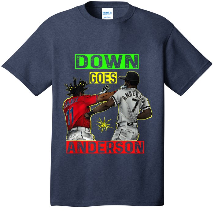 FUNNY BASEBALL DOWN GOES ANDERSON T-Shirt