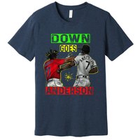 FUNNY BASEBALL DOWN GOES ANDERSON Premium T-Shirt