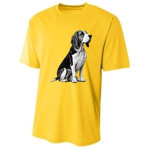 Funny Beagle Dog Youth Performance Sprint T-Shirt