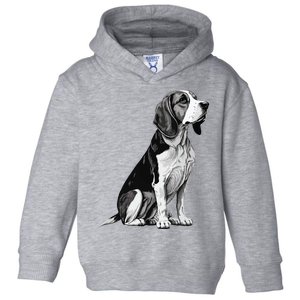 Funny Beagle Dog Toddler Hoodie