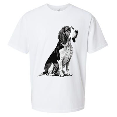 Funny Beagle Dog Sueded Cloud Jersey T-Shirt
