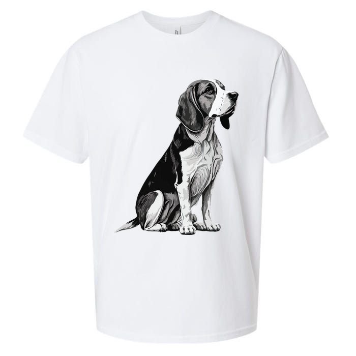 Funny Beagle Dog Sueded Cloud Jersey T-Shirt