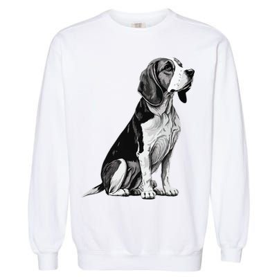 Funny Beagle Dog Garment-Dyed Sweatshirt