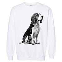 Funny Beagle Dog Garment-Dyed Sweatshirt