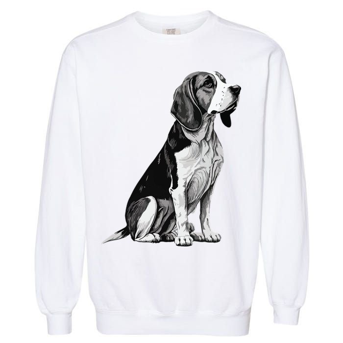 Funny Beagle Dog Garment-Dyed Sweatshirt