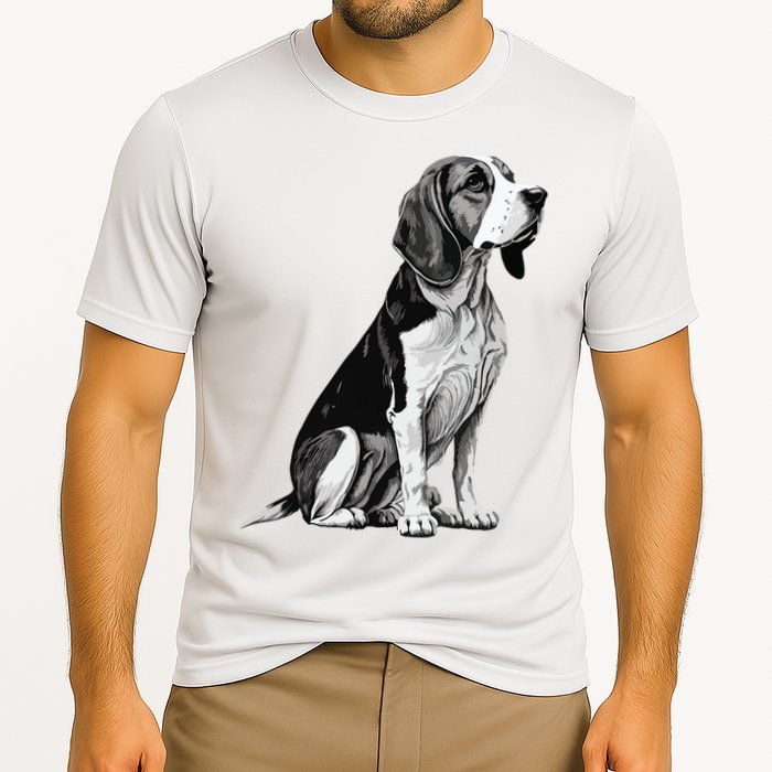 Funny Beagle Dog Performance Shirt