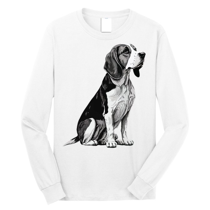 Funny Beagle Dog Long Sleeve Shirt