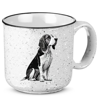 Funny Beagle Dog 15oz Campfire Ceramic Mug