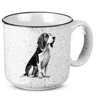 Funny Beagle Dog 15oz Campfire Ceramic Mug