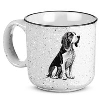 Funny Beagle Dog 15oz Campfire Ceramic Mug