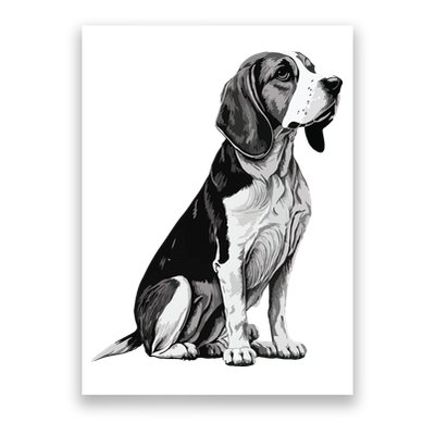 Funny Beagle Dog Poster