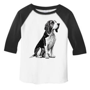 Funny Beagle Dog Toddler Fine Jersey T-Shirt