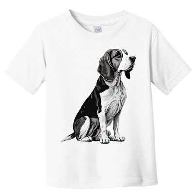 Funny Beagle Dog Toddler T-Shirt