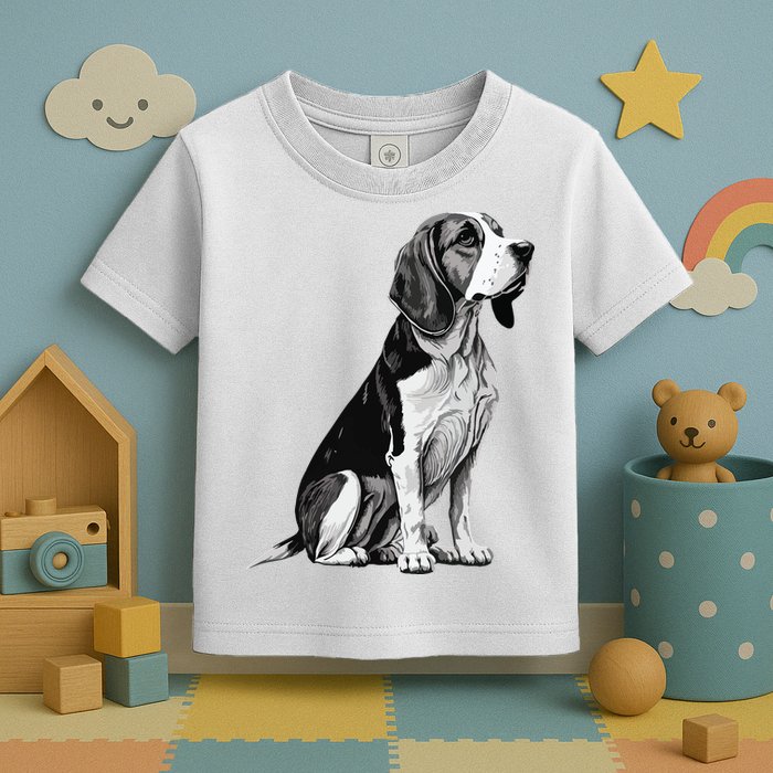 Funny Beagle Dog Toddler T-Shirt