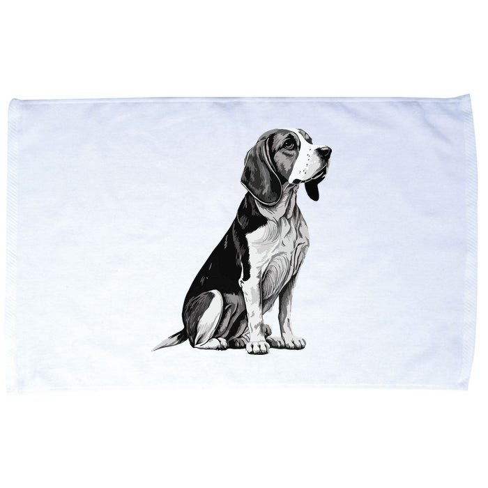 Funny Beagle Dog Microfiber Hand Towel