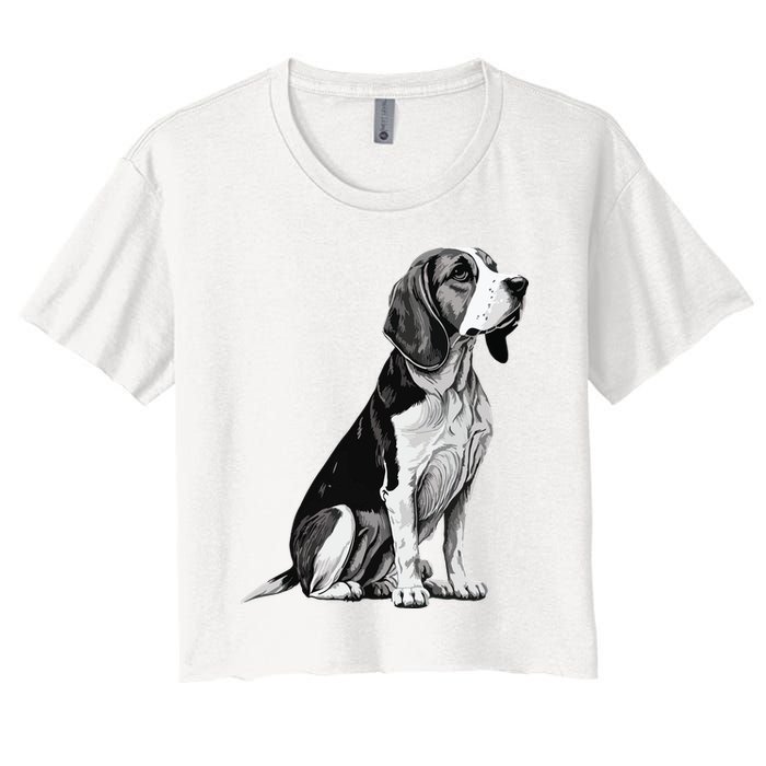 Funny Beagle Dog Crop Top