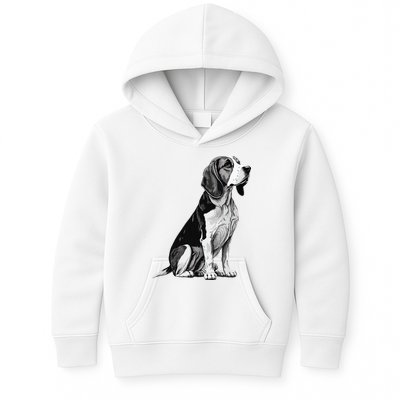 Funny Beagle Dog Kids Hoodie