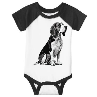 Funny Beagle Dog Infant Baby Jersey Bodysuit