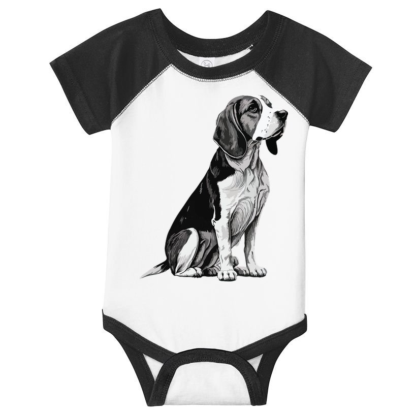 Funny Beagle Dog Infant Baby Jersey Bodysuit