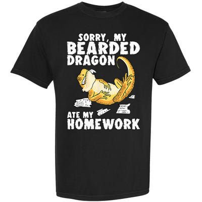 Funny Bearded Dragon Reptile Funny Lizard Garment-Dyed Heavyweight T-Shirt