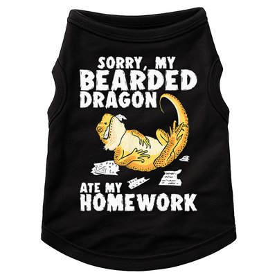 Funny Bearded Dragon Reptile Funny Lizard Doggie Tank