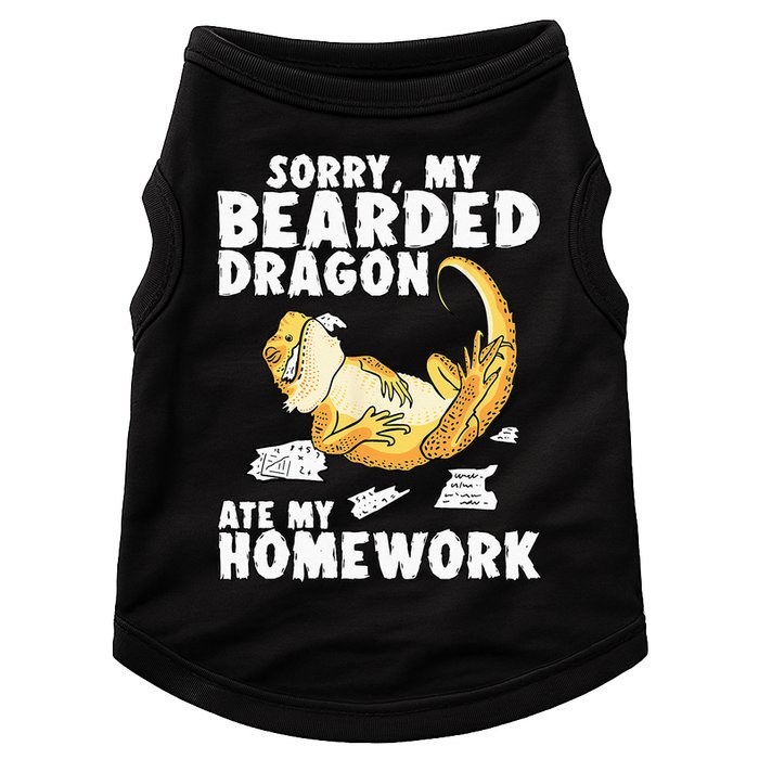 Funny Bearded Dragon Reptile Funny Lizard Doggie Tank