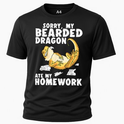 Funny Bearded Dragon Reptile Funny Lizard Performance Shirt