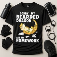 Funny Bearded Dragon Reptile Funny Lizard Performance Shirt