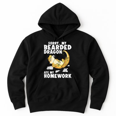 Funny Bearded Dragon Reptile Funny Lizard Hoodie