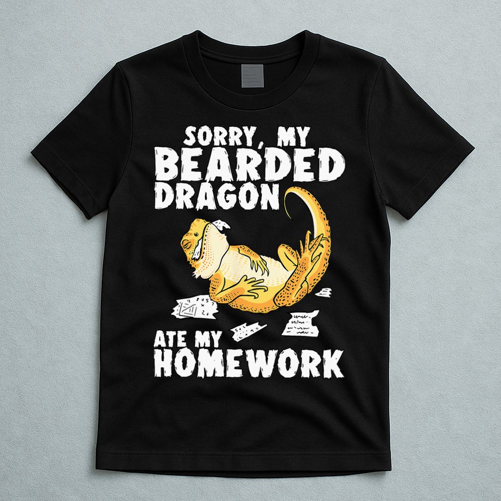 Funny Bearded Dragon Reptile Funny Lizard T-Shirt