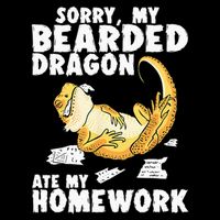 Funny Bearded Dragon Reptile Funny Lizard Impact Tech Backpack
