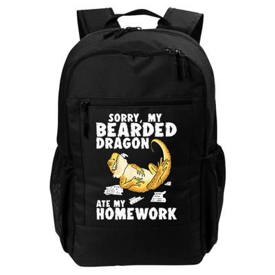 Funny Bearded Dragon Reptile Funny Lizard Backpack