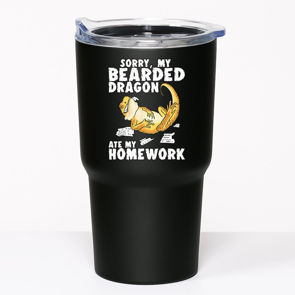 Funny Bearded Dragon Reptile Funny Lizard Tumbler