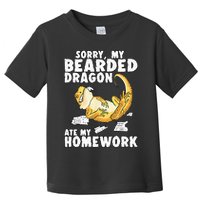 Funny Bearded Dragon Reptile Funny Lizard Toddler T-Shirt
