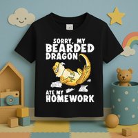 Funny Bearded Dragon Reptile Funny Lizard Toddler T-Shirt