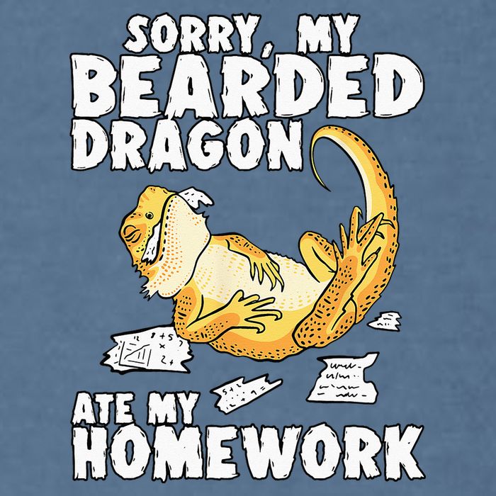 Funny Bearded Dragon Reptile Funny Lizard Garment-Dyed Sweatshirt