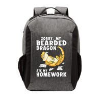 Funny Bearded Dragon Reptile Funny Lizard Vector Backpack