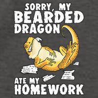 Funny Bearded Dragon Reptile Funny Lizard Vector Backpack