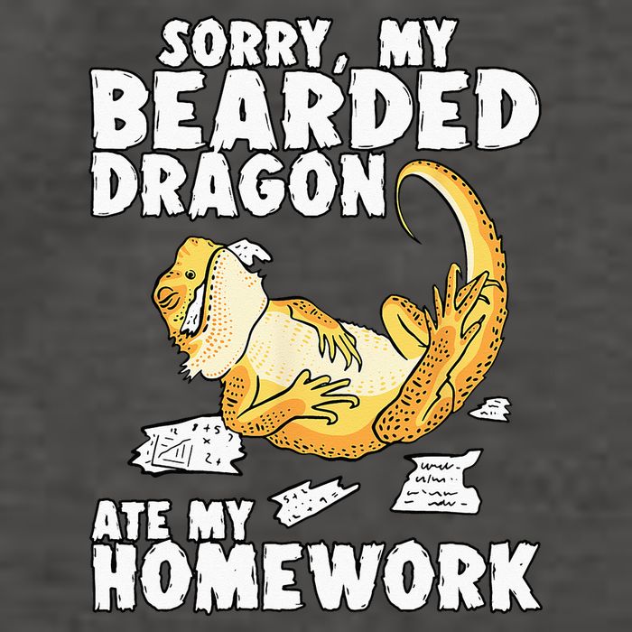 Funny Bearded Dragon Reptile Funny Lizard Vector Backpack