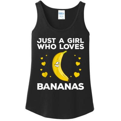 Funny Banana Design Women Girl Kids Banana Fruit Lovers Ladies Essential Tank