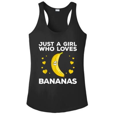 Funny Banana Design Women Girl Kids Banana Fruit Lovers Ladies PosiCharge Competitor Racerback Tank