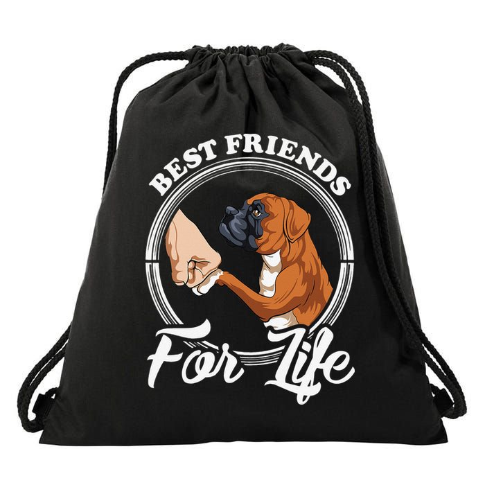 Funny Boxer Dog Boxer Dog Lover Drawstring Bag