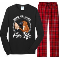 Funny Boxer Dog Boxer Dog Lover Long Sleeve Pajama Set