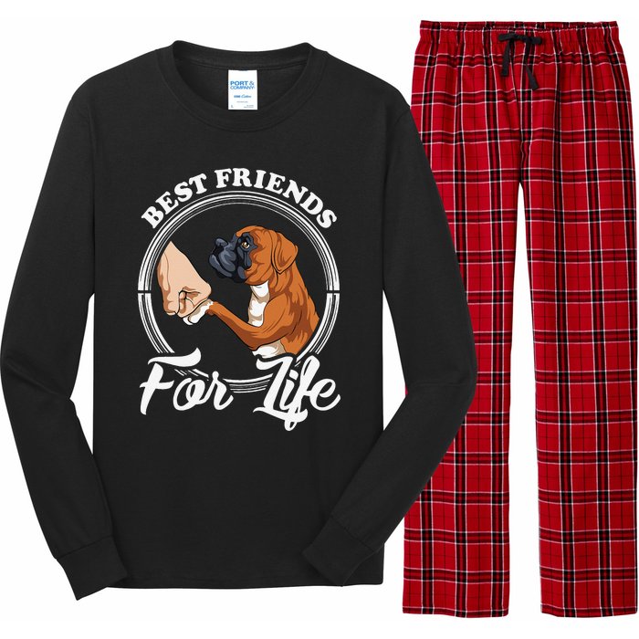 Funny Boxer Dog Boxer Dog Lover Long Sleeve Pajama Set