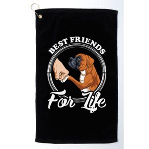 Funny Boxer Dog Boxer Dog Lover Platinum Collection Golf Towel