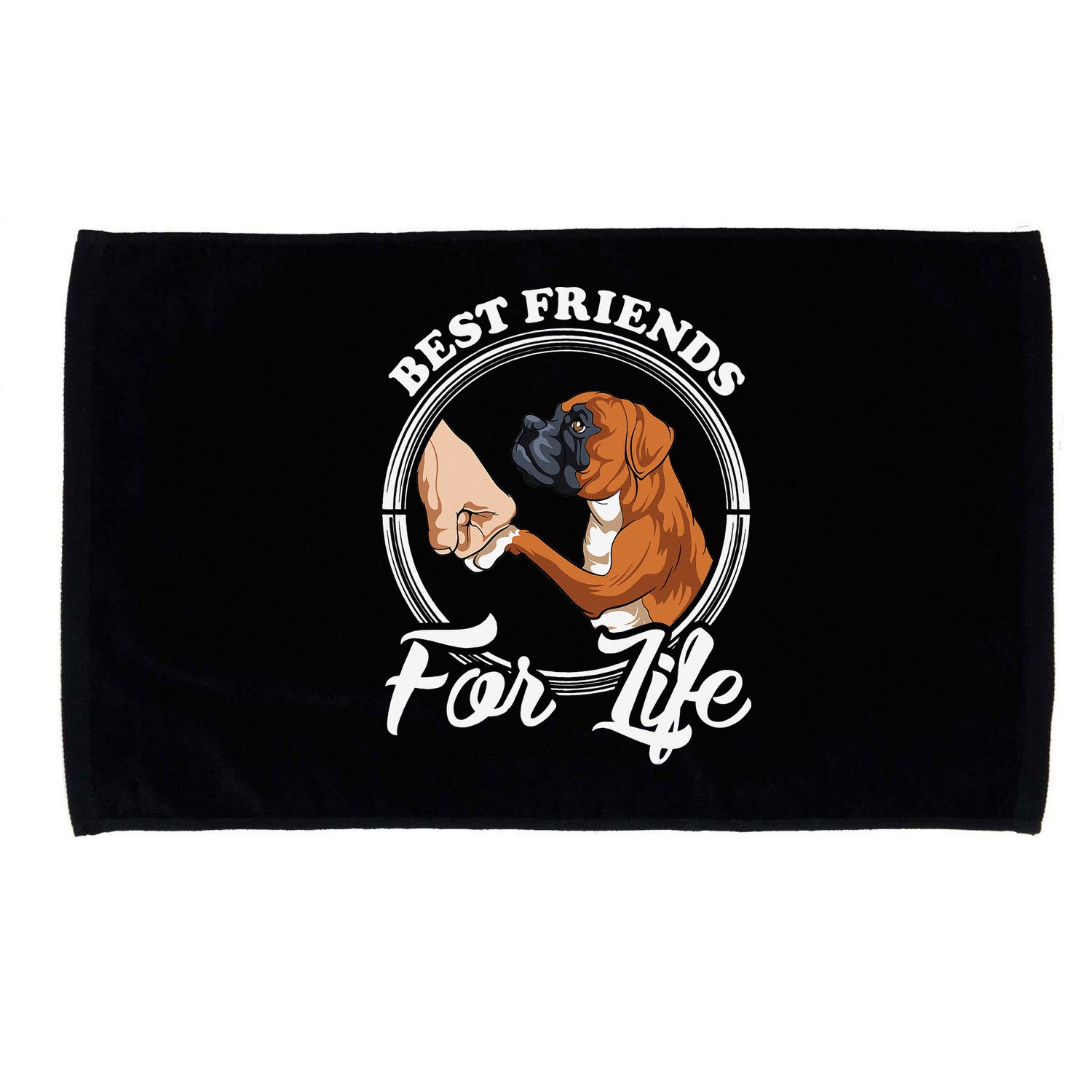 Funny Boxer Dog Boxer Dog Lover Microfiber Hand Towel