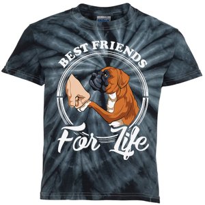 Funny Boxer Dog Boxer Dog Lover Kids Tie-Dye T-Shirt