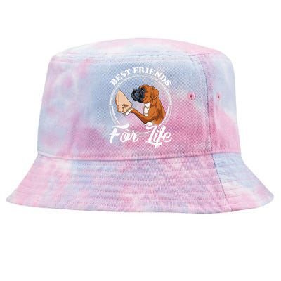 Funny Boxer Dog Boxer Dog Lover Tie-Dyed Bucket Hat