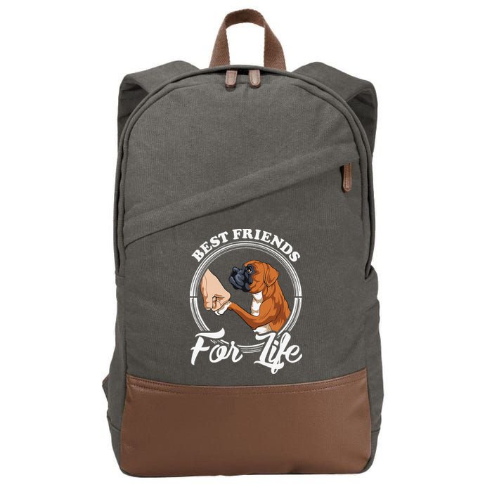 Funny Boxer Dog Boxer Dog Lover Cotton Canvas Backpack