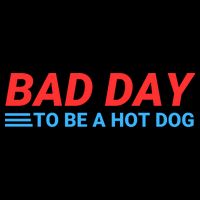 Funny Bad Day To Be A Hot Dog Hot Dog Foodie Funny Hot Dog Dad Life Backpack